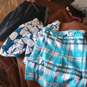 Bundle of 3 boys size M 8/10 Swim Trunks